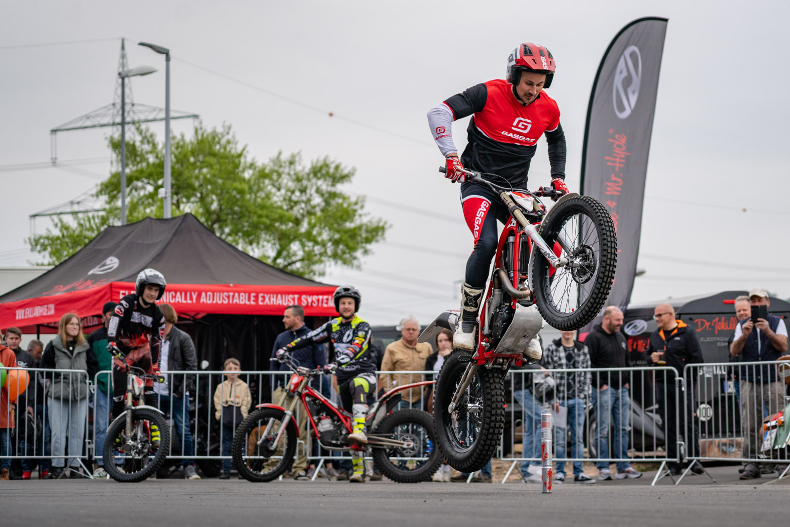 Hippel Racing Motorrad-Stuntshow