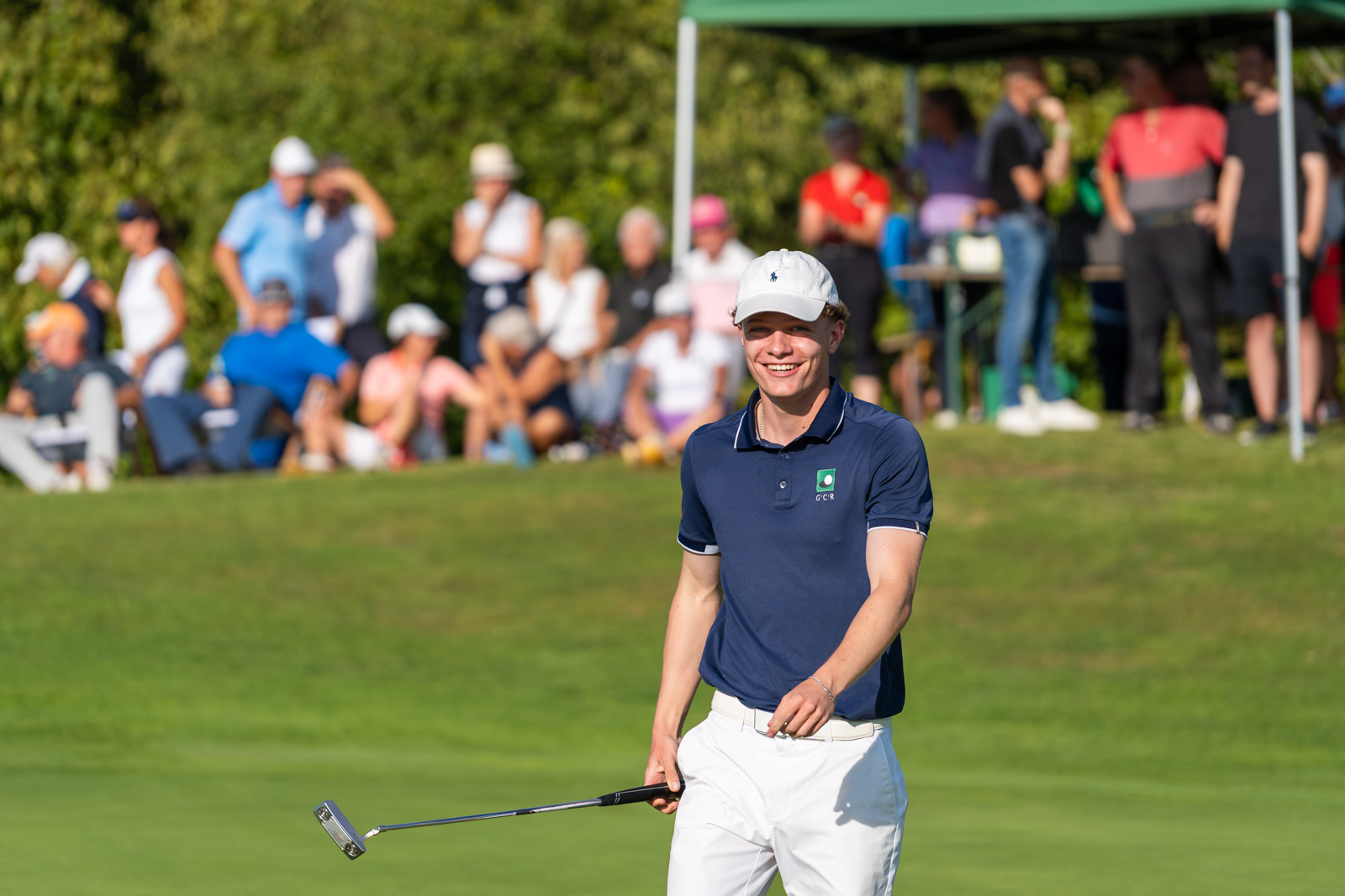 Siegerjubel beim Golfturnier
